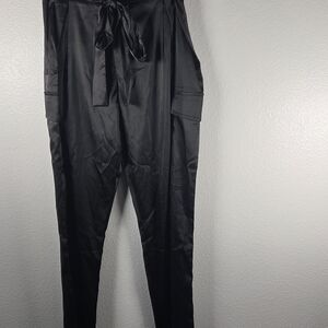 Find Me Plus Womens Pants with Tie Waist